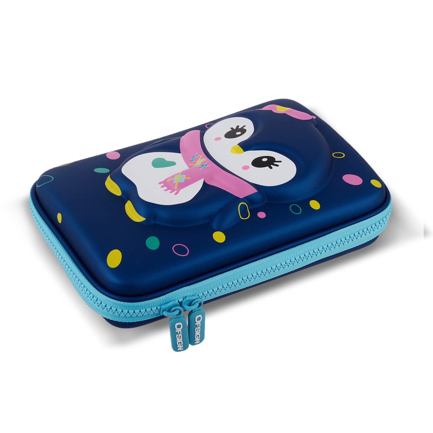 Single Layer Pencil Case - Stylish Owl