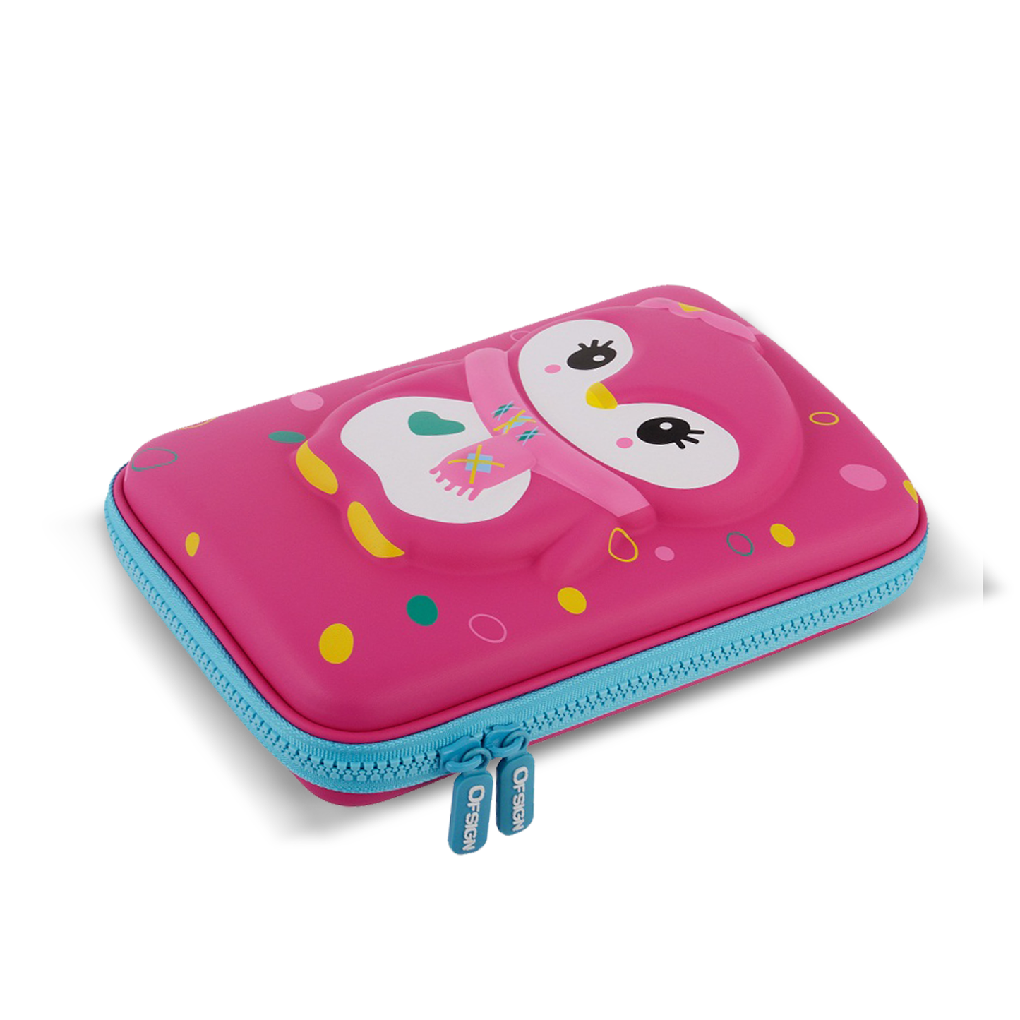 Single Layer Pencil Case - Stylish Owl