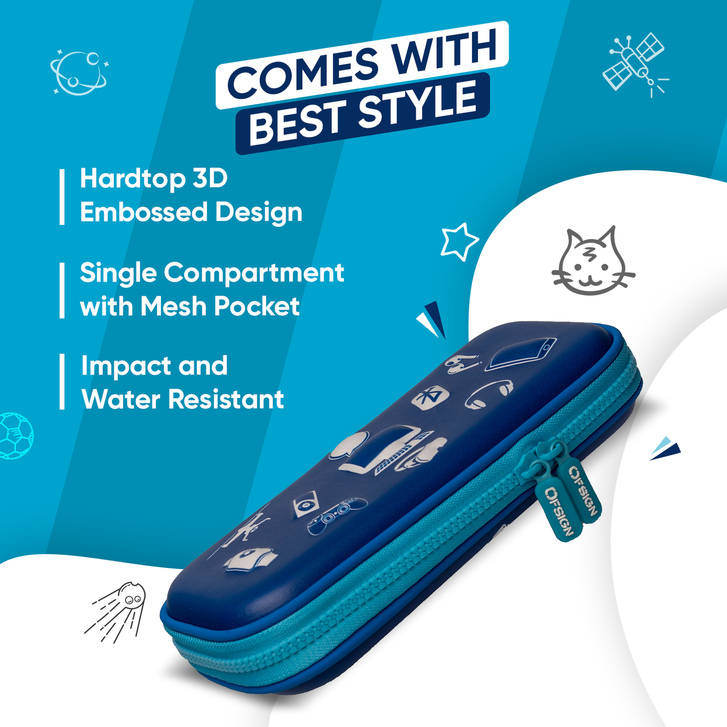 Ofsign Pencil Case - Gadget Theme