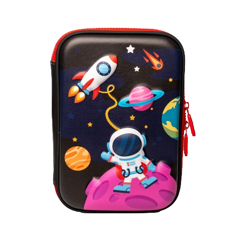 Single Layer Pencil Case - Space Explorer