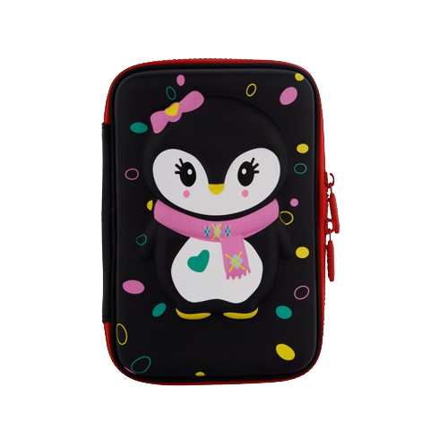 Single Layer Pencil Case - Stylish Owl