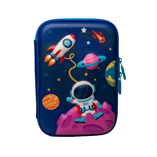 Single Layer Pencil Case - Space Explorer