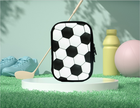 Single Layer Pencil Case - Football