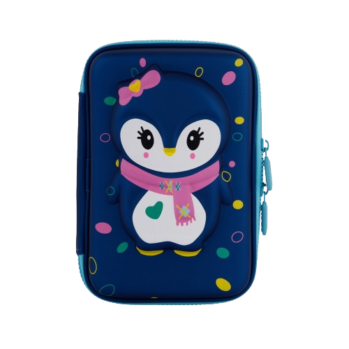 Single Layer Pencil Case - Stylish Owl