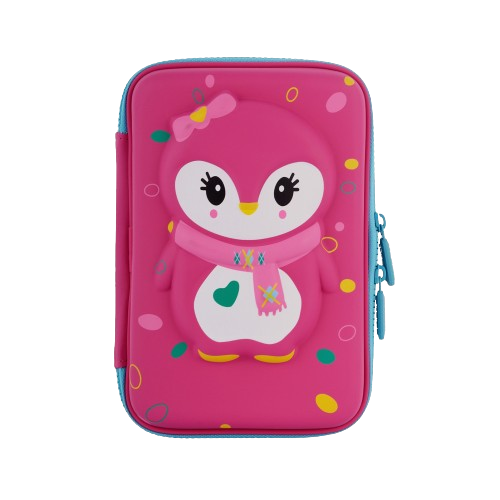 Single Layer Pencil Case - Stylish Owl