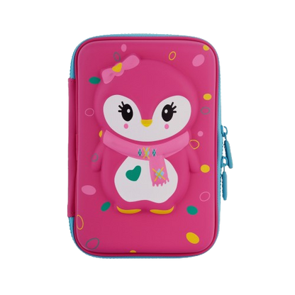 Single Layer Pencil Case - Stylish Owl