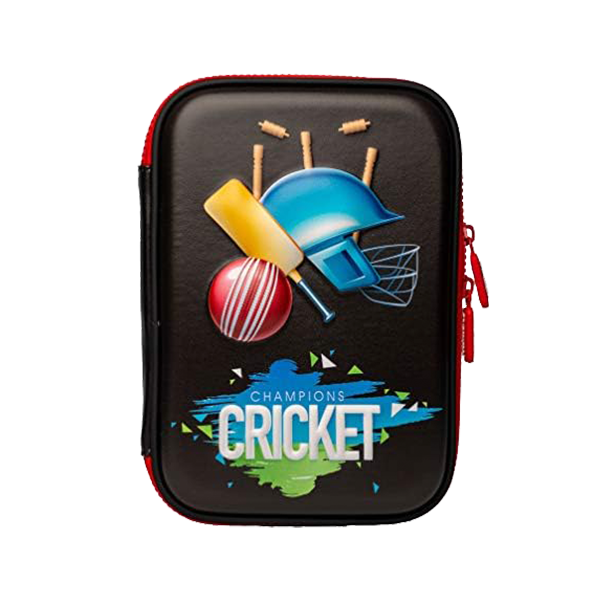 Single Layer Pencil Case - Cricket