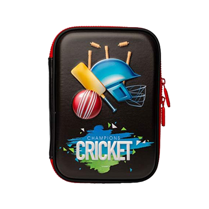 Single Layer Pencil Case - Cricket