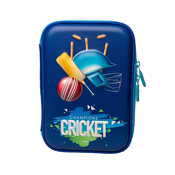 Single Layer Pencil Case - Cricket