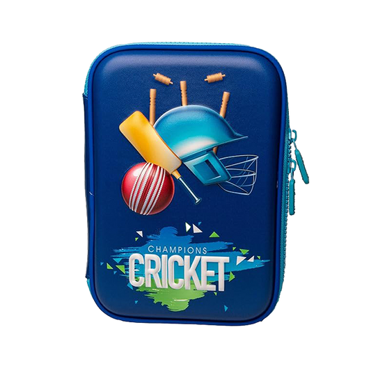 Single Layer Pencil Case - Cricket