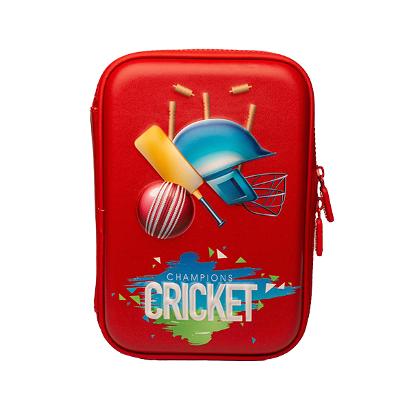 Single Layer Pencil Case - Cricket