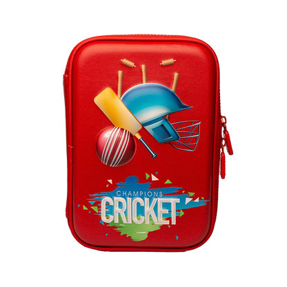 Single Layer Pencil Case - Cricket